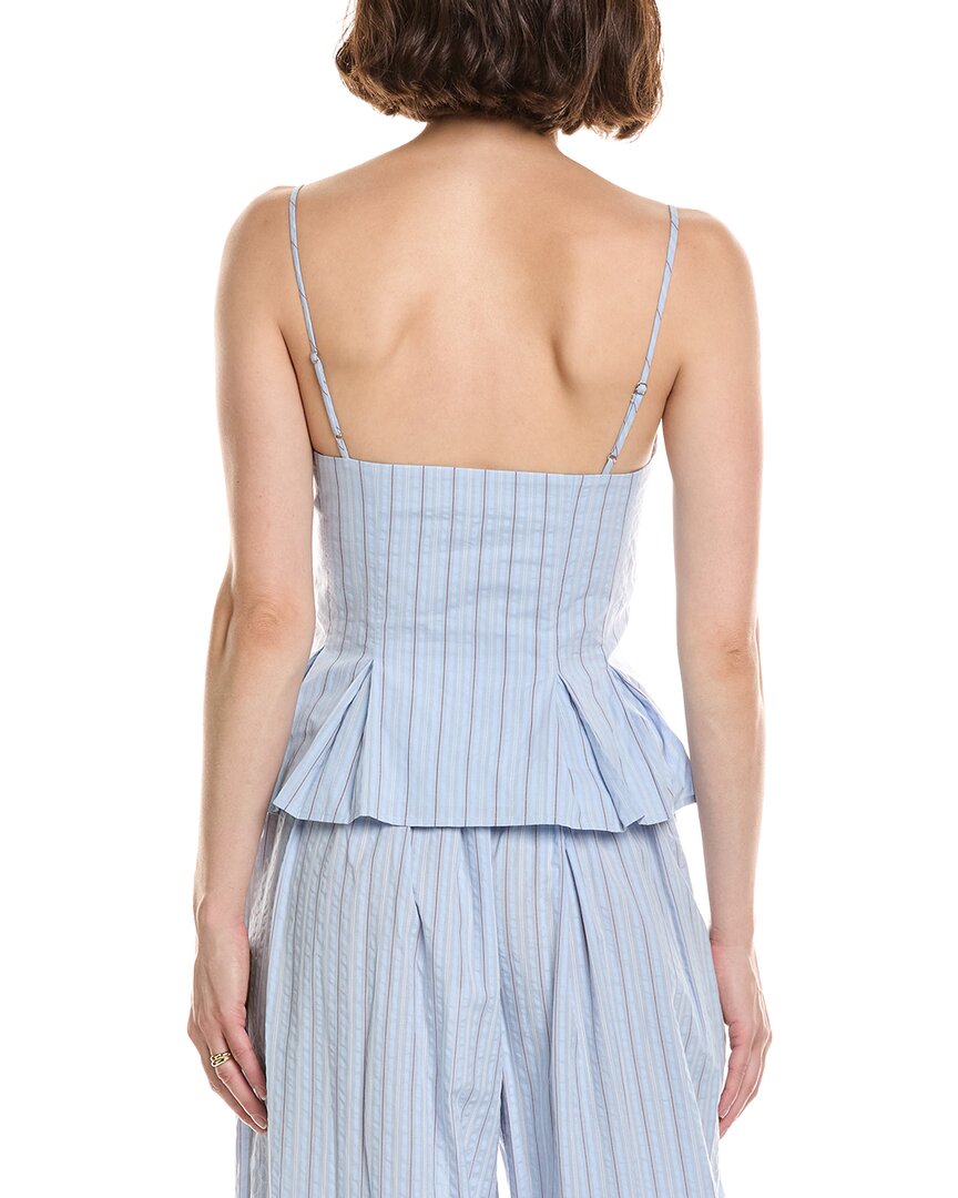 Nicholas Nicholas Staci Spaghetti Strap Peplum Top
