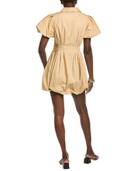 English Factory Button-Down Bubble Mini Dress