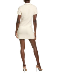 English Factory Knit Pearl Detail Mini Dress