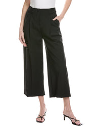 Hugo Boss Tamania Wide Leg Wool Pant
