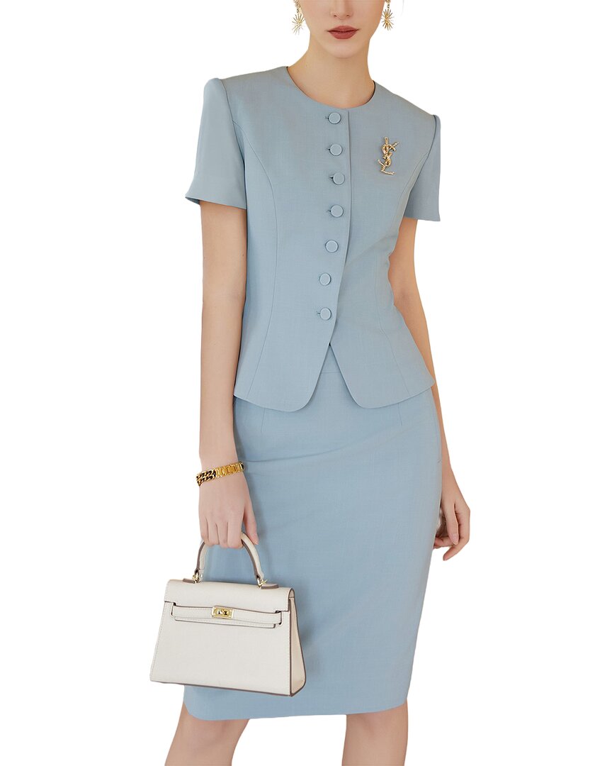 Anette 2Pc Blazer & Skirt Set