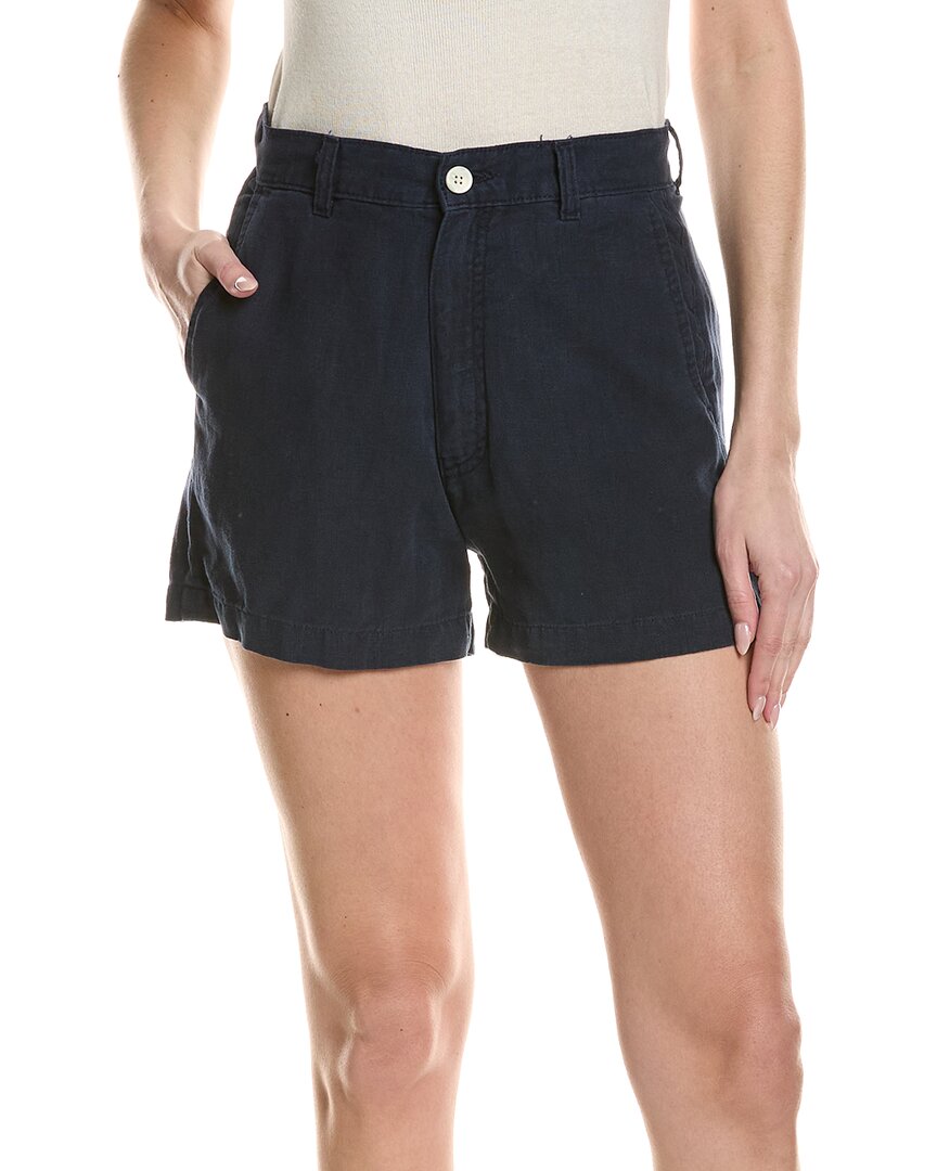 Dl1961 Taylor Linen Bright Navy Linen Short