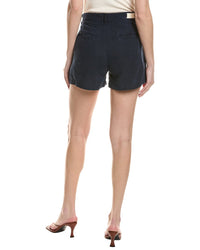 Dl1961 Taylor Linen Bright Navy Linen Short