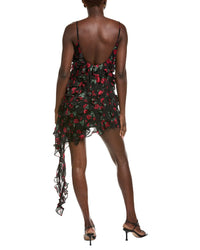 Endless Rose Print Ruffled Dress