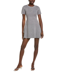 Endless Rose Detachable Rhinestone Collar Knit Mini Dress