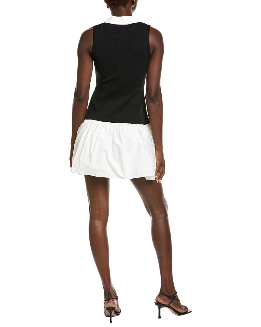 Endless Rose Mixed Media Polo Mini Dress