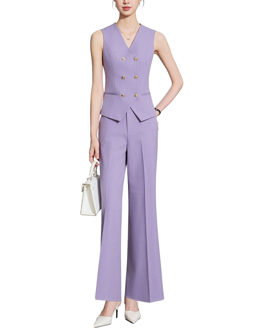 Linda Charm 2Pc Vest & Pant Set