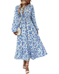 Teodora Long Sleeve Midi Dress