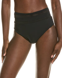 Reiss Reiss Jemma Mesh Insert High-Waist Bikini Bottom