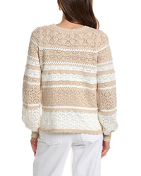 Design History Scalloped Trim Sweater