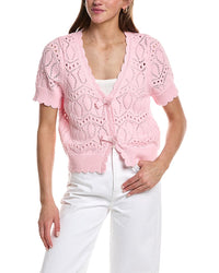 Design History V-Neck Bow Cardigan