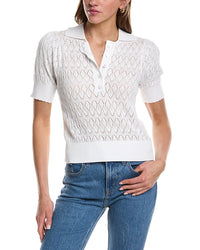 Design History Textured Polo Sweater
