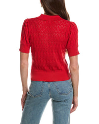 Design History Textured Polo Sweater