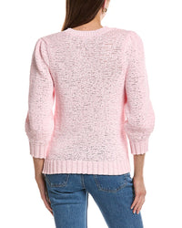 Design History Elbow Puff Sleeve Pullover