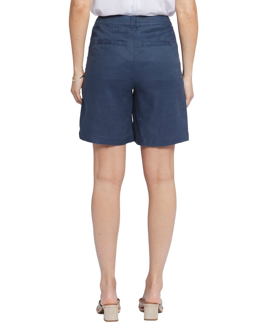Nydj Relaxed Oxford Navy Short