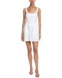 Reveriee Sleeveless Linen Mini Dress