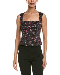Reveriee Square Neck Sleeveless Top