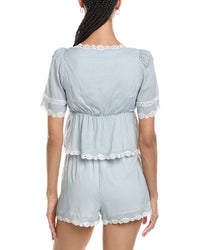 Reveriee Tie Front Top