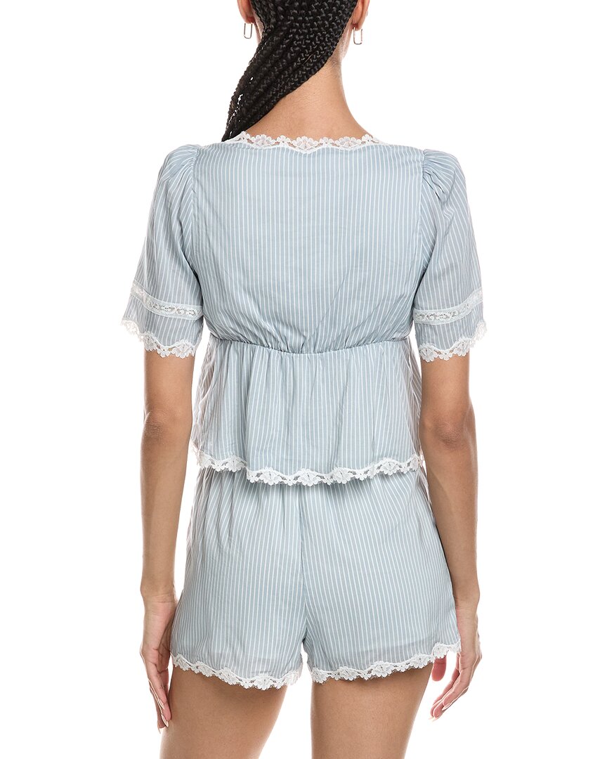 Reveriee Tie Front Top