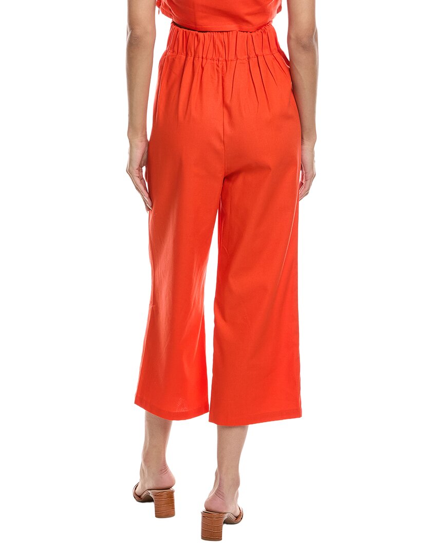 Reveriee Linen-Blend Pant