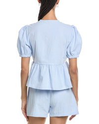 Reveriee Tie Front Top