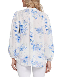 Nydj Puff Sleeve Popover