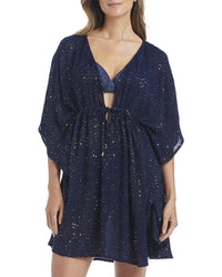 Bleu Rod Beattie Golden Hour Sequin Caftan Coverup