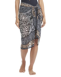 Bleu Rod Beattie What's In The Mix Chiffon Pareo Coverup