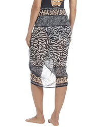 Bleu Rod Beattie What's In The Mix Chiffon Pareo Coverup