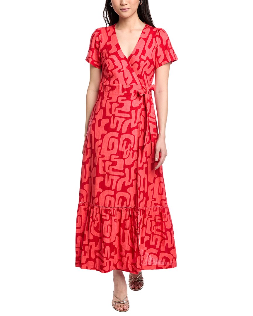 Lost + Wander Heat Wave Linen-Blend Maxi Dress
