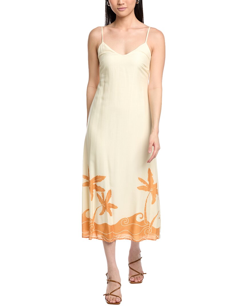Lost + Wander Sefina Linen-Blend Maxi Dress