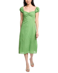 Lost + Wander Elia Linen-Blend Midi Dress