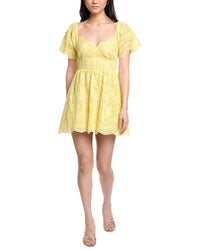 Lost + Wander Lemon Drop Mini Dress