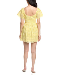 Lost + Wander Lemon Drop Mini Dress