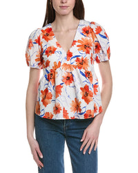 Lost + Wander Poppy Blooms Top