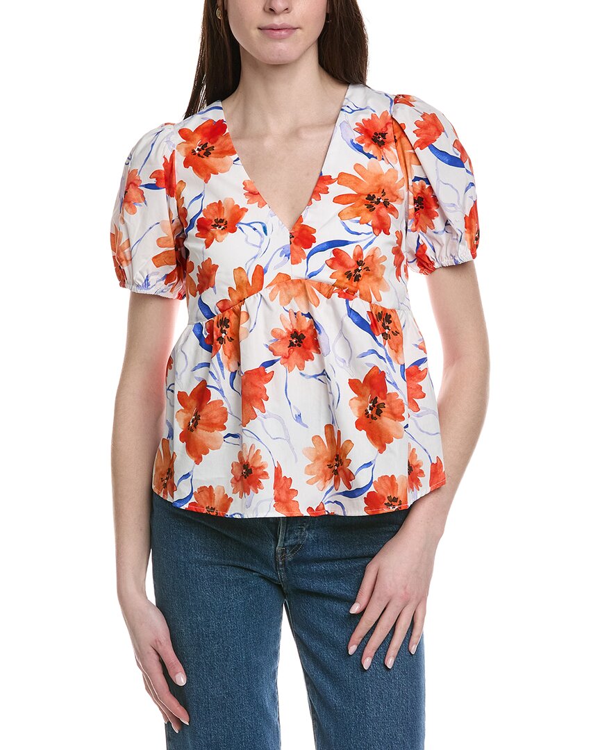 Lost + Wander Poppy Blooms Top