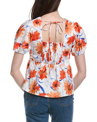 Lost + Wander Poppy Blooms Top
