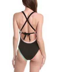 Pq Swim Crochet Trim One-Piece