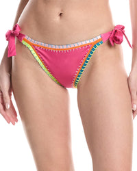 Pq Swim Crochet Trim Tie Bottom