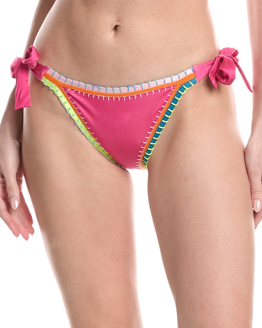 Pq Swim Crochet Trim Tie Bottom