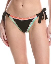 Pq Swim Crochet Trim Tie Full Bottom