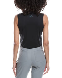 Adidas Beyond The Course Tank Crop Polo Shirt