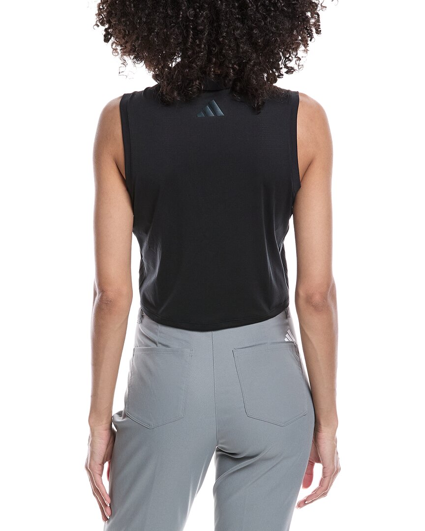 Adidas Beyond The Course Tank Crop Polo Shirt