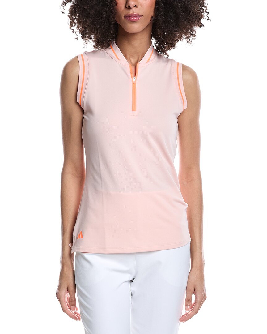 Adidas Ultimate Sleeveless Zip Polo Shirt