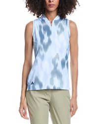 Adidas Ultimate Print Sleeveless Polo Shirt