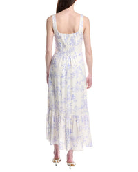 Saltwater Luxe Tank Linen-Blend Midi Dress