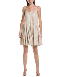 Saltwater Luxe Linen-Blend Tank Mini Dress