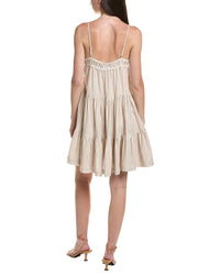Saltwater Luxe Linen-Blend Tank Mini Dress