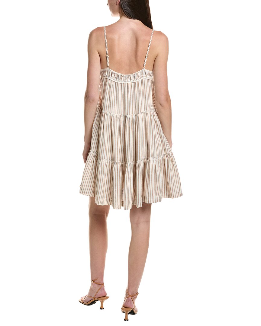Saltwater Luxe Linen-Blend Tank Mini Dress