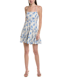 Saltwater Luxe Linen-Blend Tank Mini Dress